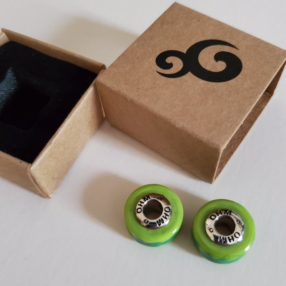 OHM "Trees" Beads - 2 Beads - Picture 7 of 11